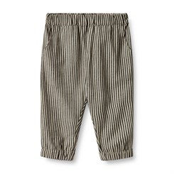 Wheat trousers Andy - Black coal stripe